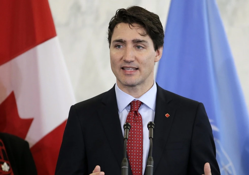 Министър-председателят на Канада Джъстин Трюдо обяви, че федералното правителство ще