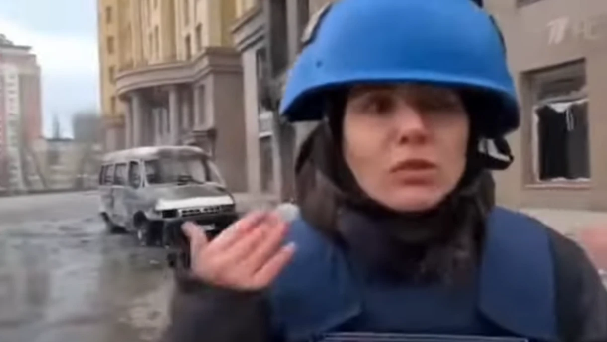 Ан-Лор Бонел, която направи документалния филм Донбас през 2015 г.,