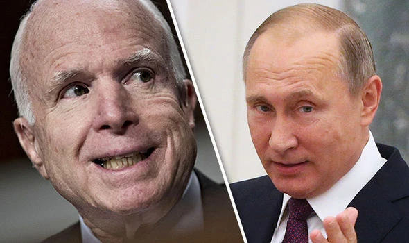 Русия включи сенатор Джон Маккейн в новия списък на американците,