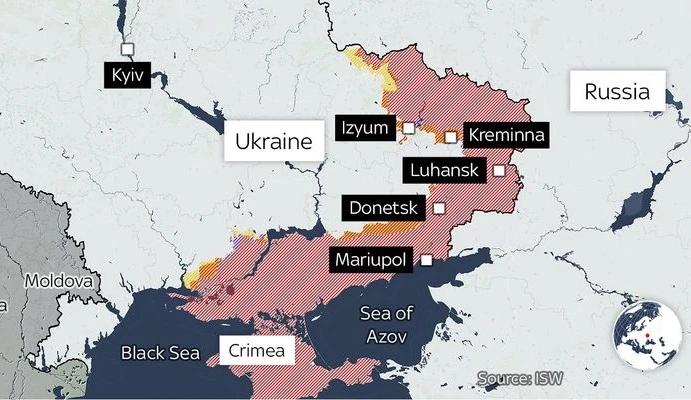 Представител на Русия в окупираната Запорожка област заяви, че Украйна