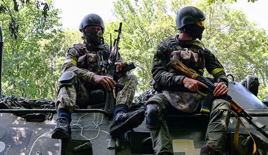 Военнослужещи от 54-та бригада на въоръжените сили на Украйна се