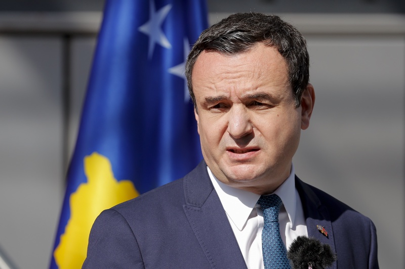 Премиерът на Косово Албин Курти смята, че има вероятност от