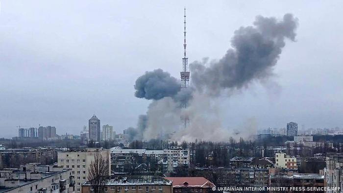 Русия е нанесла масирани ракетни удари в Украйна, включително столицата