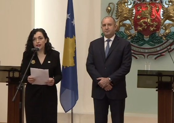 Президентът на Република Косово Вьоса Османи-Садриу е на официално посещение