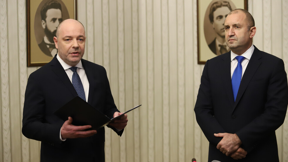 Номинираният за премиер с първия мандат на ГЕРБ проф. Николай