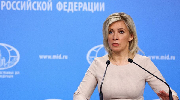 Говорителката на руското външно министерство Мария Захарова потвърди, че в