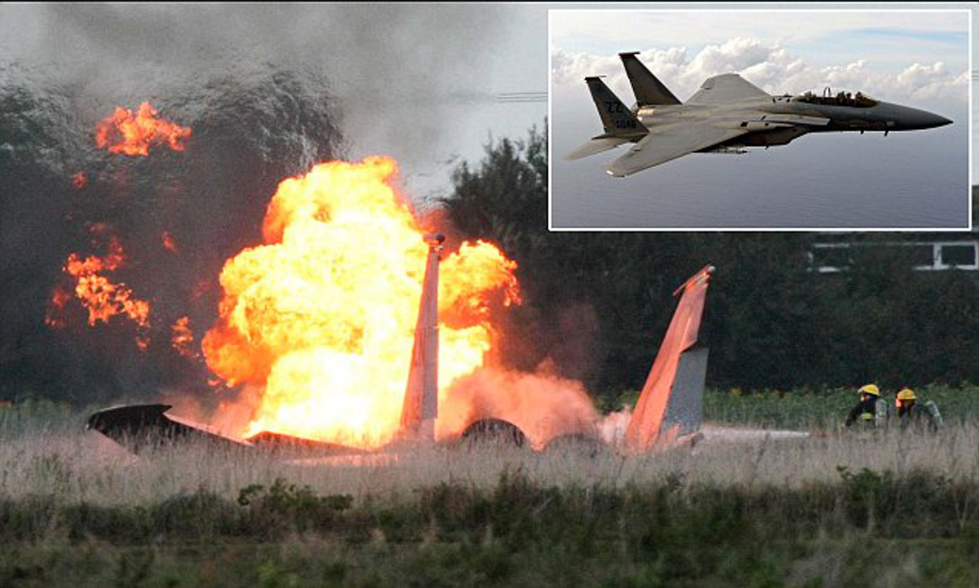 Американски изтребител F-16 се разби в земеделски район южно от