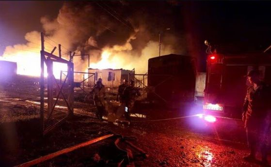 Силна експлозия в склад за бензин в Нагорни Карабах, недалеч
