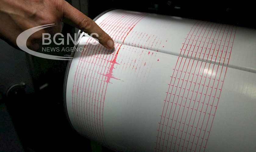 Земетресение с магнитуд 2.1 по Рихтер е регистрирано тази сутрин