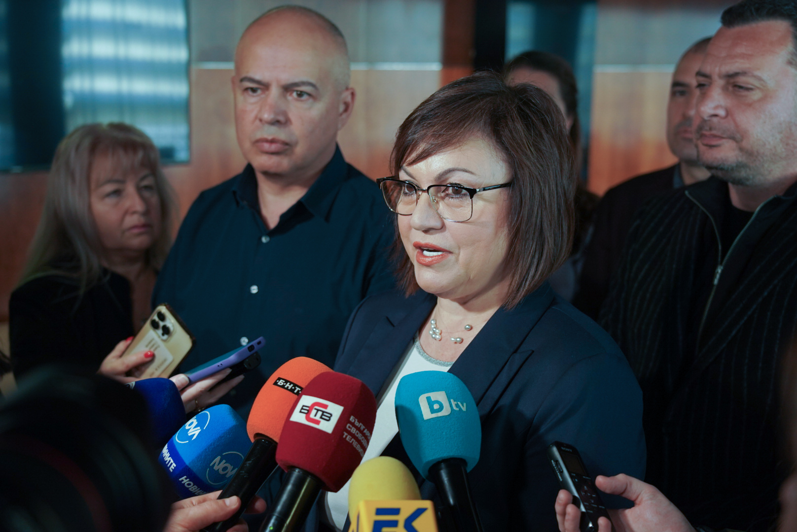 Лидерът на БСП Корнелия Нинова заяви, че парламентарната група на