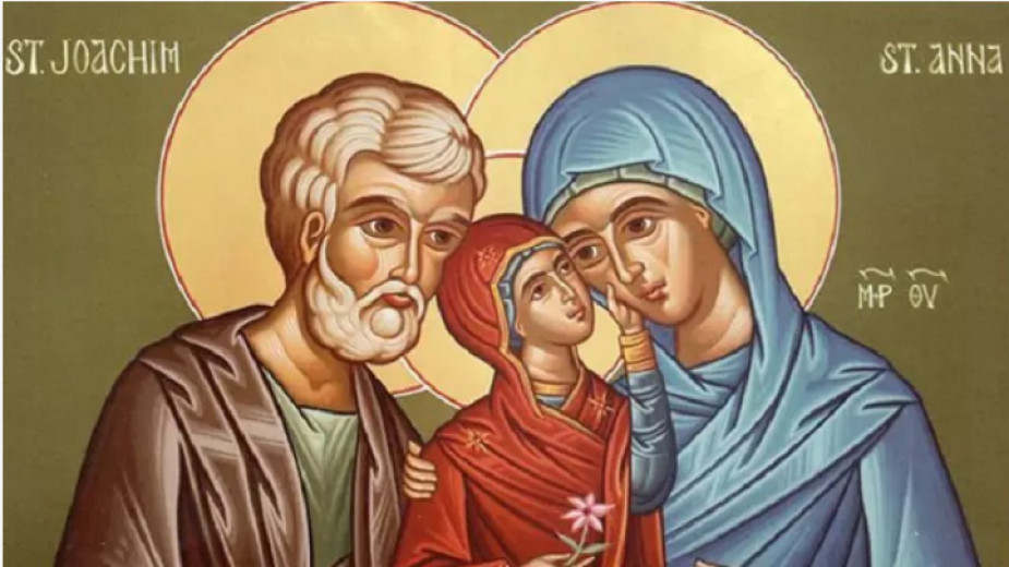 Православната църква чества зачатие на Света Анна. В календара на