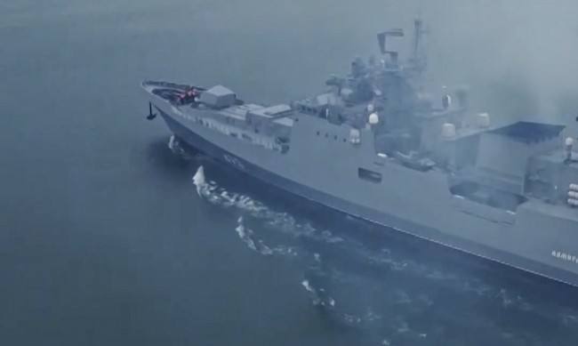 При удара на украинските Въздушни сили срещу руския десантен кораб