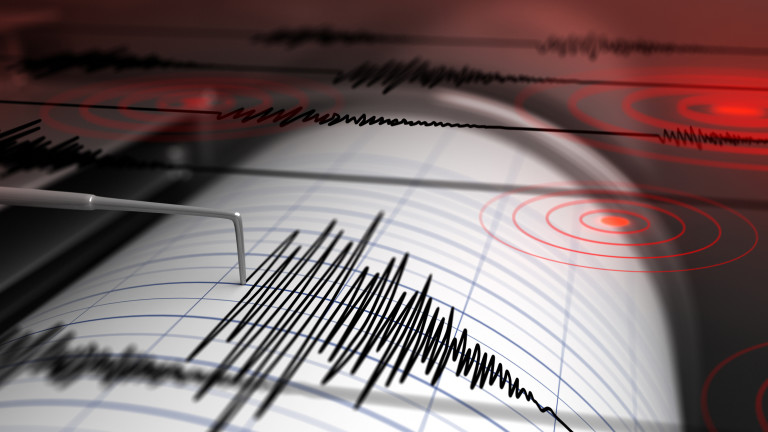 Земетресение с магнитуд 4,2 бе регистрирано днес сутринта в района
