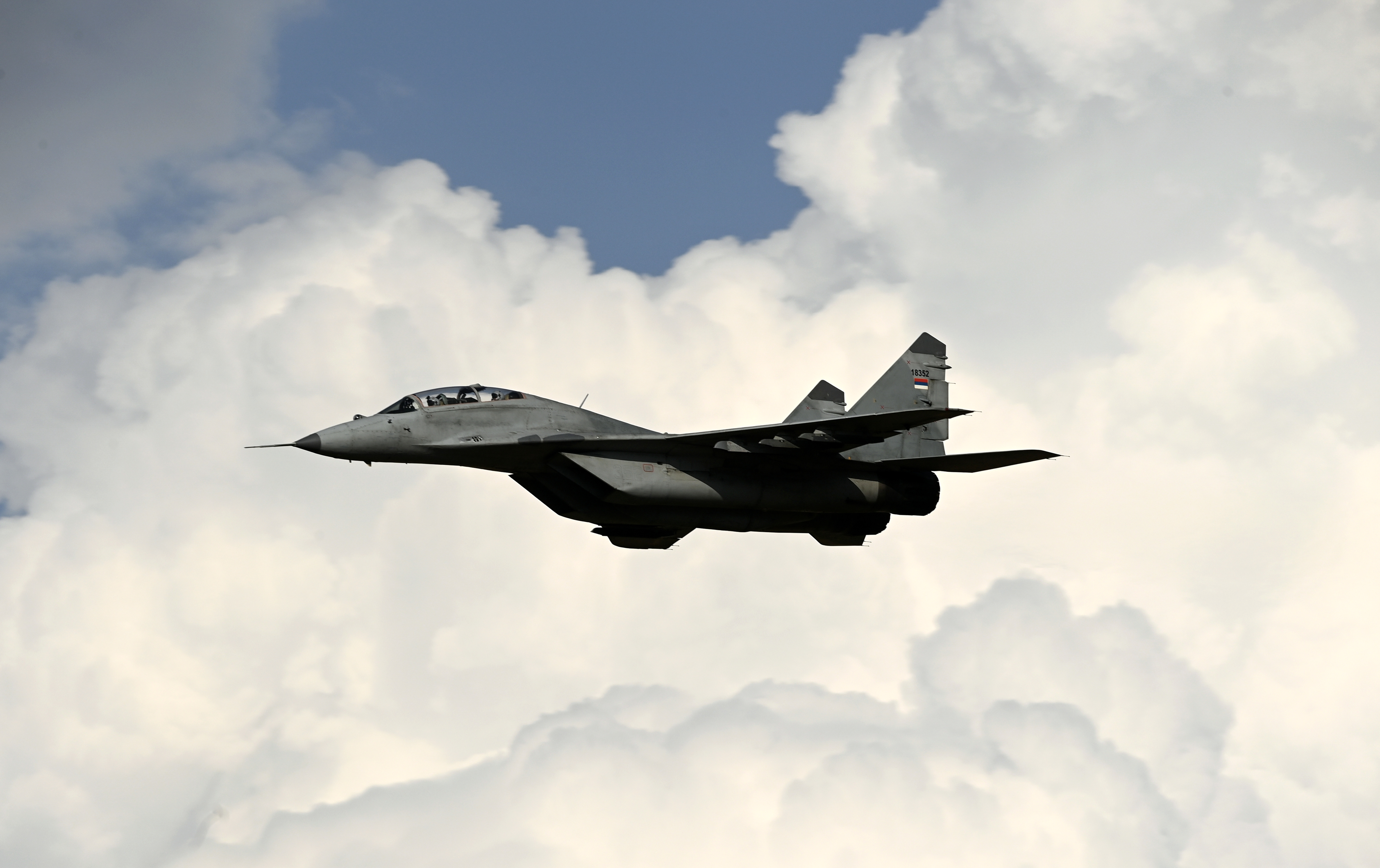Руската противовъздушна отбрана свали украински изтребител МиГ-29 над Донецка област