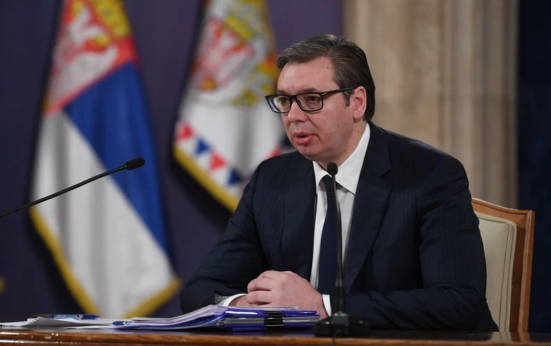 Сръбският президент Александър Вучич се срещна днес с посланиците на