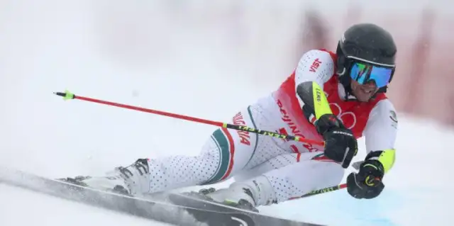 Снимка Стандарт Най добрият български скиор алпиец Алберт Попов записа най големия успех в