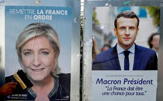 След резултатите от първия тур на президентските избори във Франция