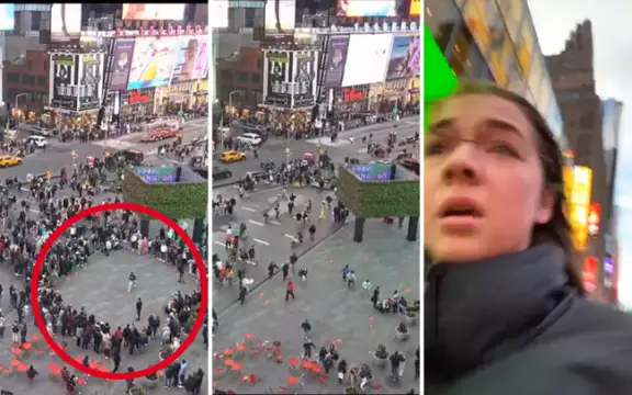 Експлозии разтърсиха Таймс скуеър в Ню Йорк съобщава Дейли мейл Oчевидци