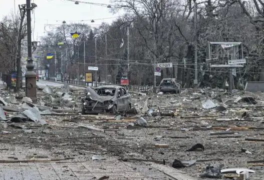Руските сили засилиха бомбардировките над Харков Това съобщават местните власти