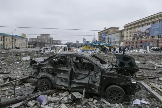 Украинските военни съобщиха че в събота са унищожили руски команден