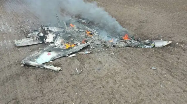 Изтребителят МиГ 29 на ВВС на Въоръжените сили на Украйна свали