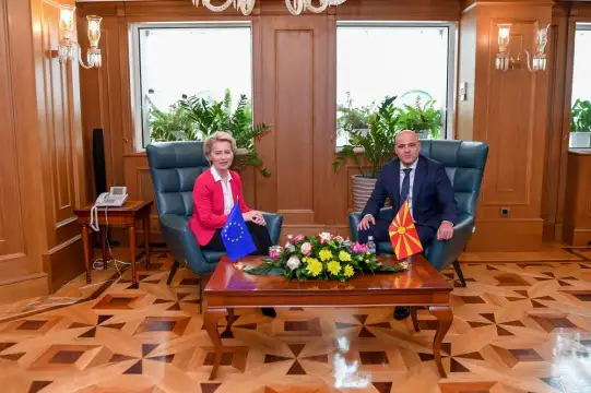Премиерът на Република Северна Македония Димитър Ковачевски е провел среща