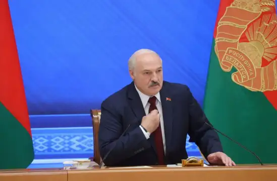 Александър Лукашенко самопровъзгласилият се президент на Беларус и съучастник във военните