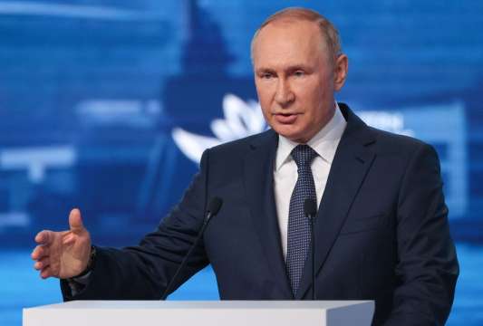 Президентът Владимир Путин заяви в сряда че Западът се проваля