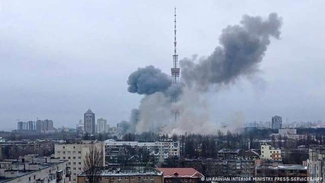 Русия е нанесла масирани ракетни удари в Украйна включително столицата