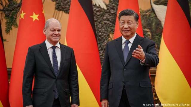 Германският канцлер Олаф Шолц призова Китай да използва влиянието си