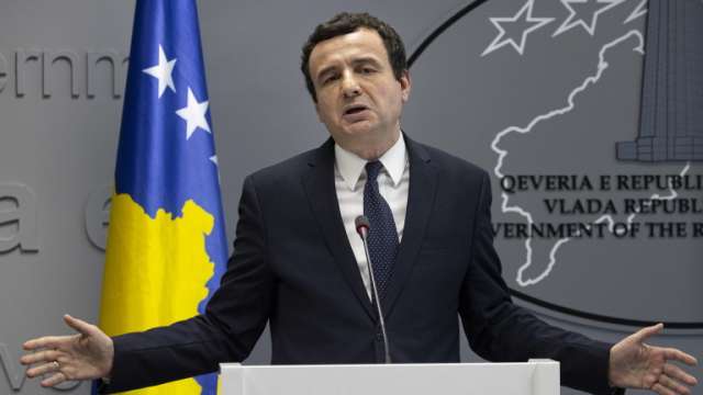 Премиерът на Косово Албин Курти ще отложи с 48 часа