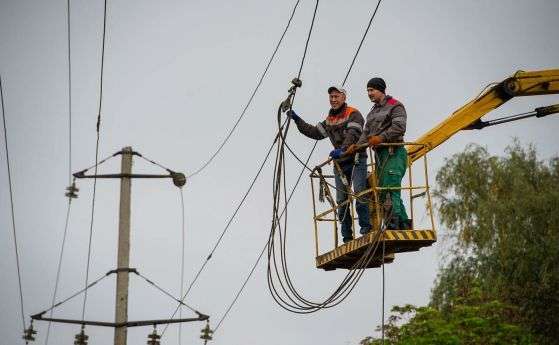 Електричеството в град Херсон е възстановено след освобождаването му по-рано