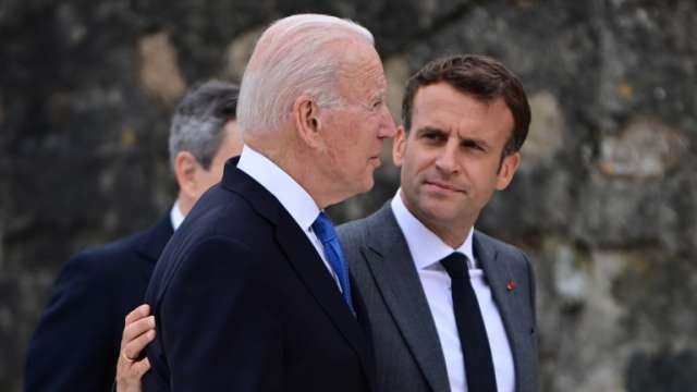 Президентът на Франция Еманюел Макрон е на посещение в САЩ
