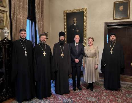 Волоколамският митрополит Антоний се е срещнал вчера със Симеон Сакскобургготски