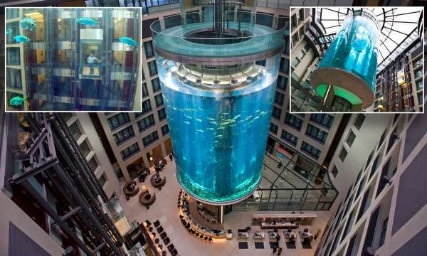 Огромен аквариум избухна днес в германски хотел ранявайки двама души