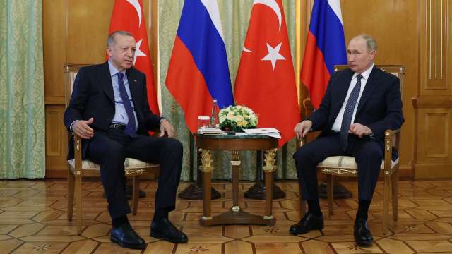 Турският президент Реджеп Тайип Ердоган проведе телефонен разговор с руския