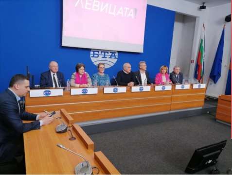 КАДЪР БНТ Обявиха учредяването на нова коалиция Левицата Коалиция ЛЕВИЦАТА постави официално