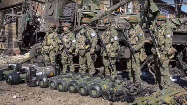 Министерството на отбраната на РФ предаде в специално прес съобщение Пехотинците на Централния военен