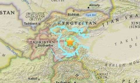 Земетресение с магнитуд около 7 2 разтърси Таджикистан в 8