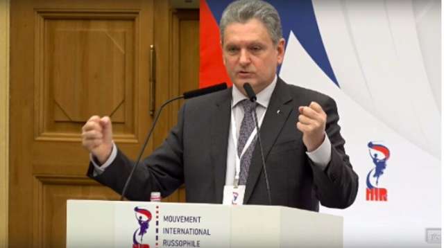 Николай Малинов лидер на българското Национално движение Русофили обвинен в