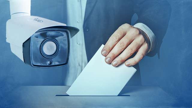 Видеонаблюдението на процеса на броене на бюлетините и обработването на изборните