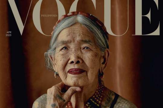 Апо Уанг Од 106 годишен местен татуист от Филипините беше представен на