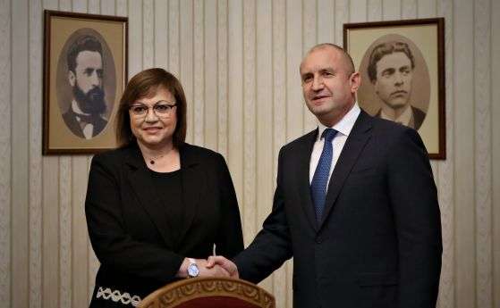 БСП за България се явиха на консултации при президента Преди