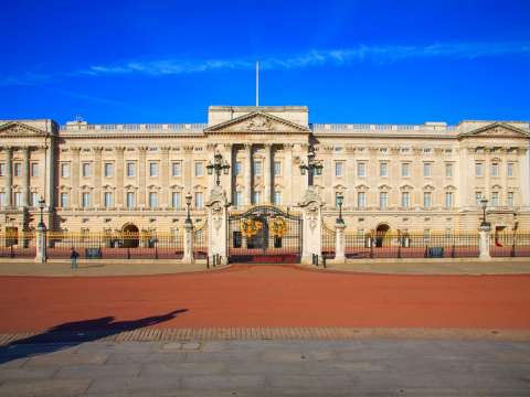 Мъж беше арестуван пред Бъкингамския дворец след като е хвърлил