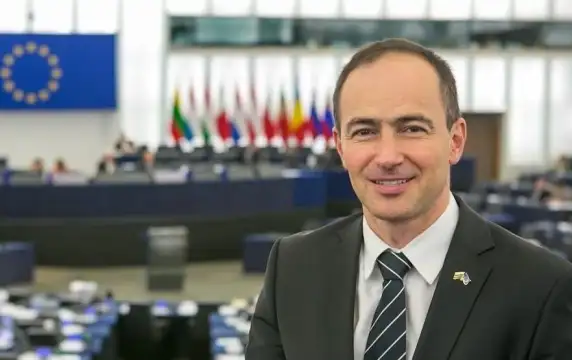 Българският евродепутат от ЕНП Андрей Ковачев председателят на Фондация Българска