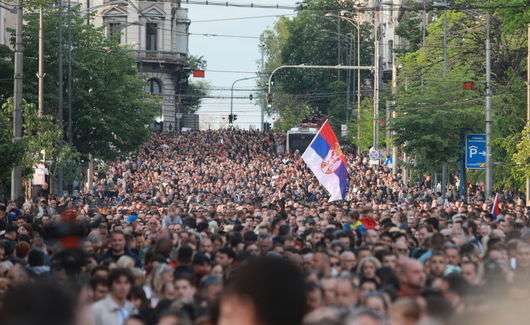 Хиляди граждани отново излязоха в Белград и други сръбски градове