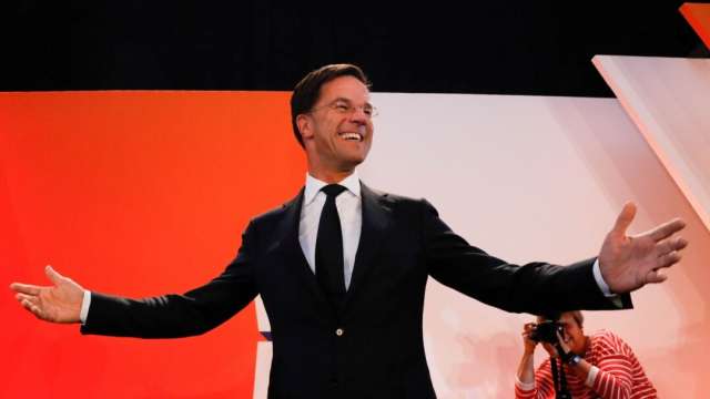 VVD Renew партията на премиера в оставка Марк Рюте за