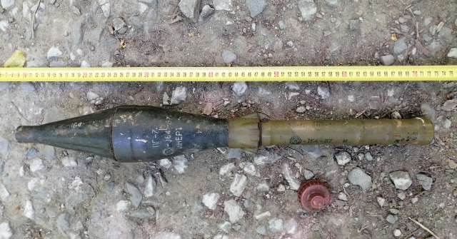 Военнослужещи от Сухопътните войски унищожиха невзривения боеприпас открит вчера в