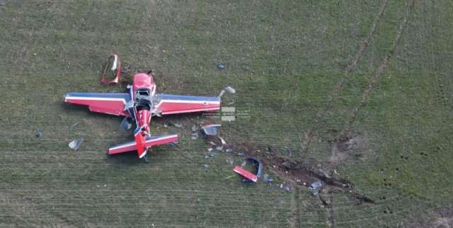Малък самолет падна тази сутрин край Раднево между селата Землен