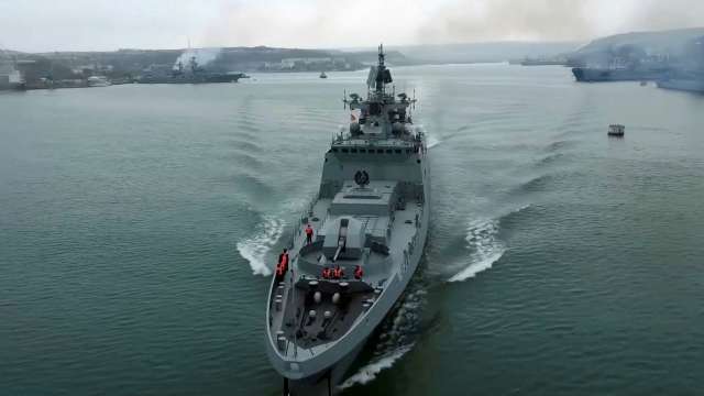Руският Черноморски флот се позиционира за блокада на украинските пристанища